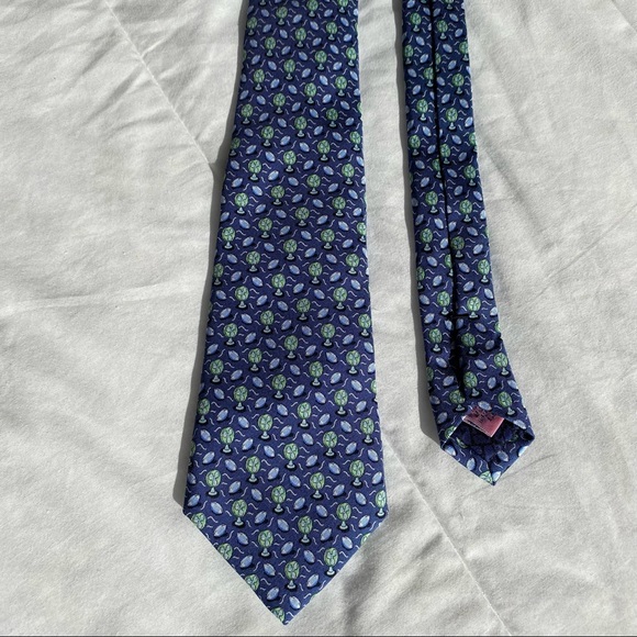 Vineyard Vines Boys Football Fan Silk Tie - Picture 5 of 7